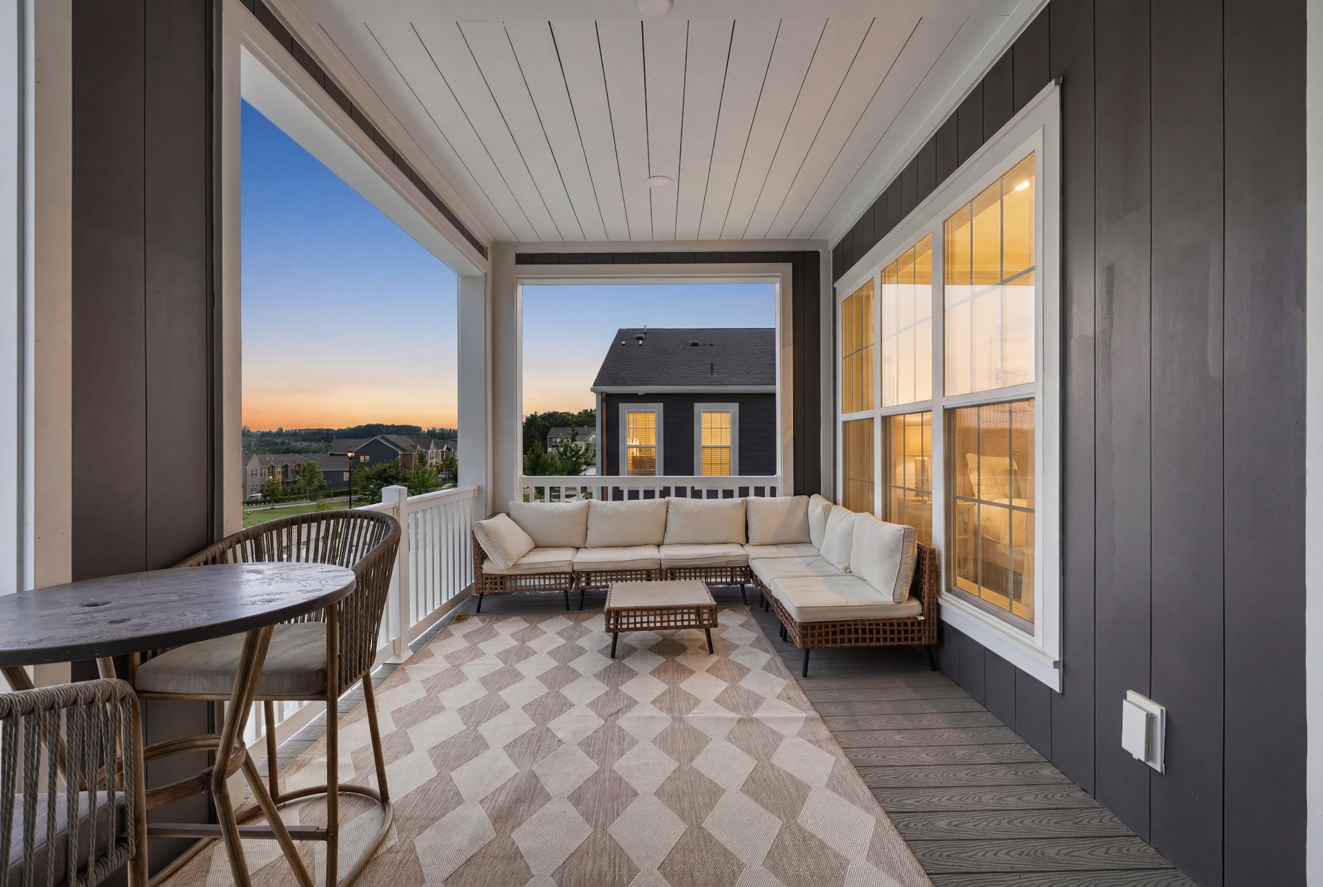 Porch at Blue Hour