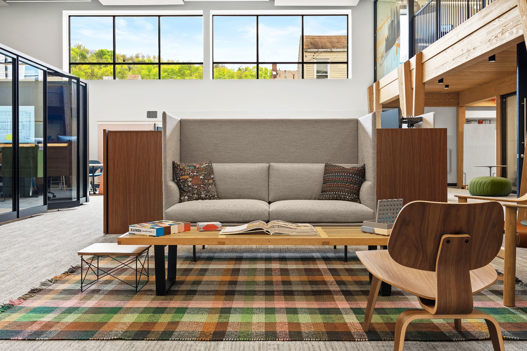 Commercial seating area