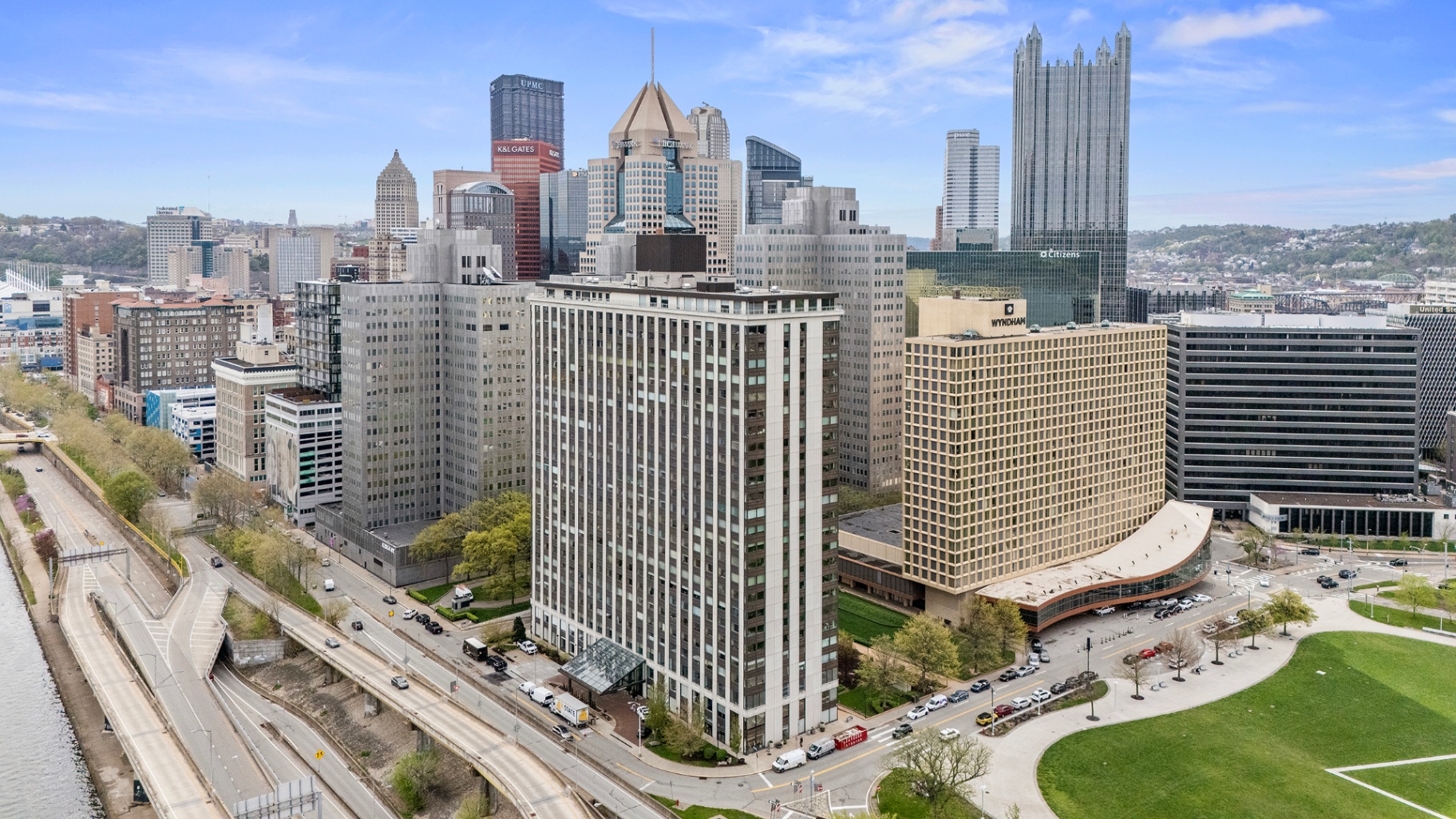 Pittsburgh Downtown Aerial