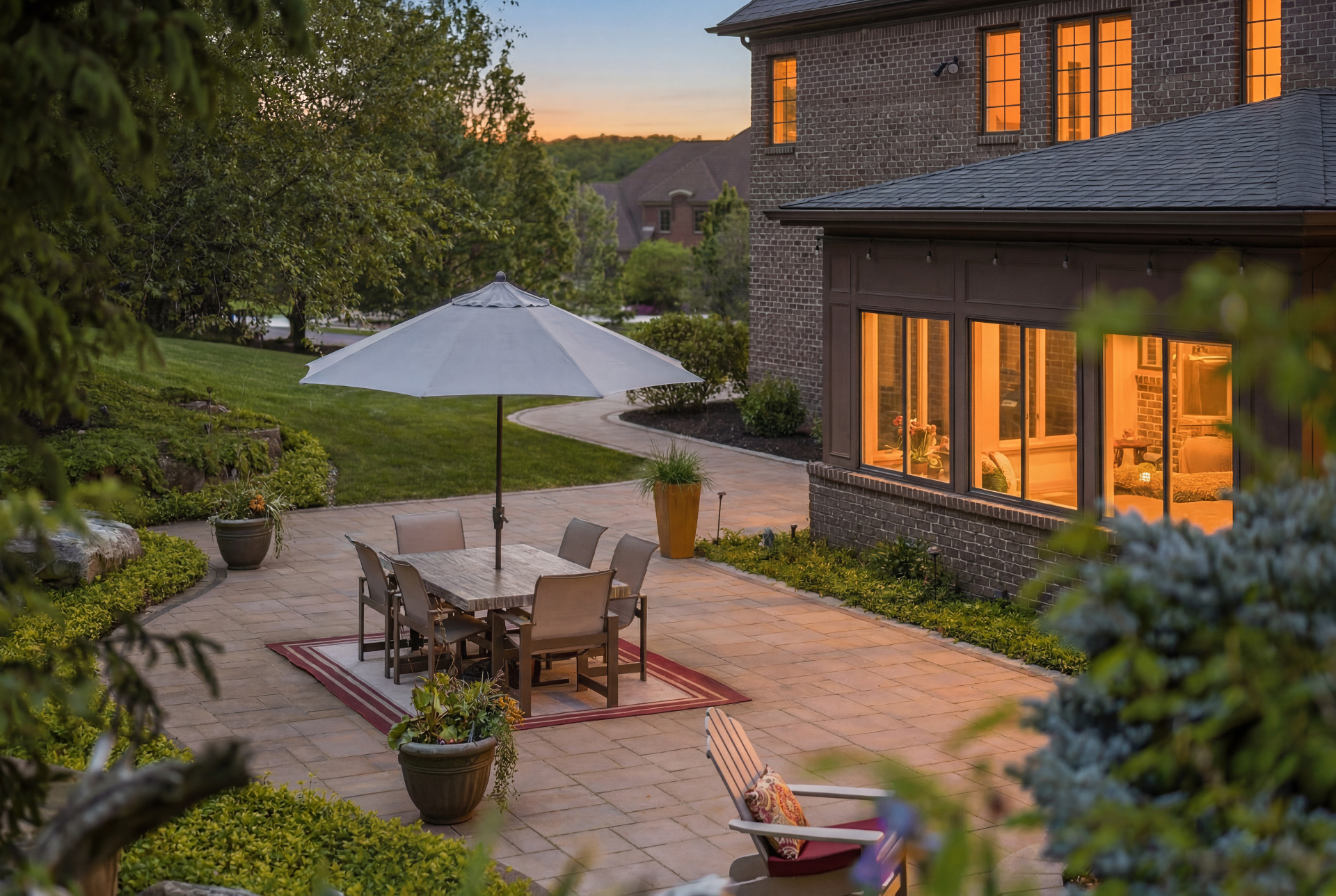 Patio at Dusk