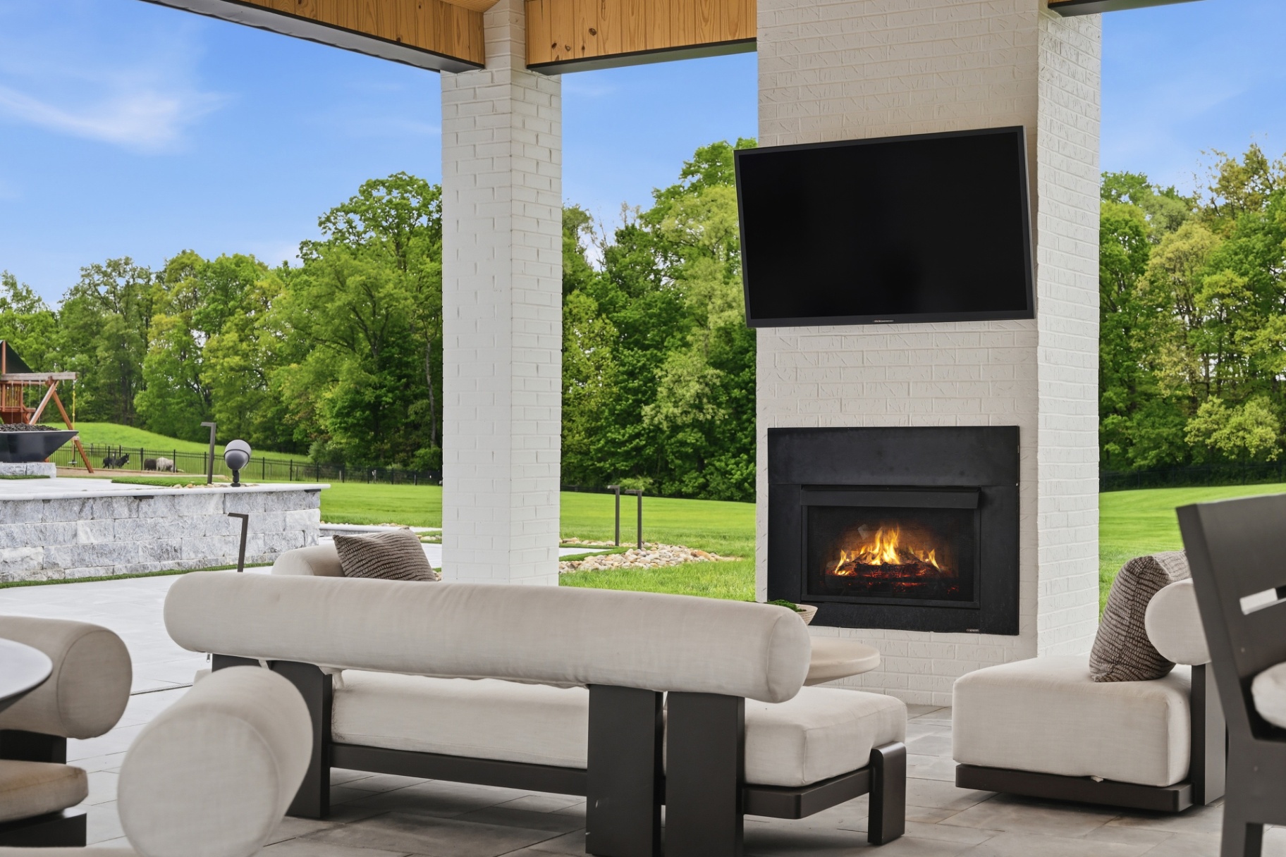 Outdoor Fireplace
