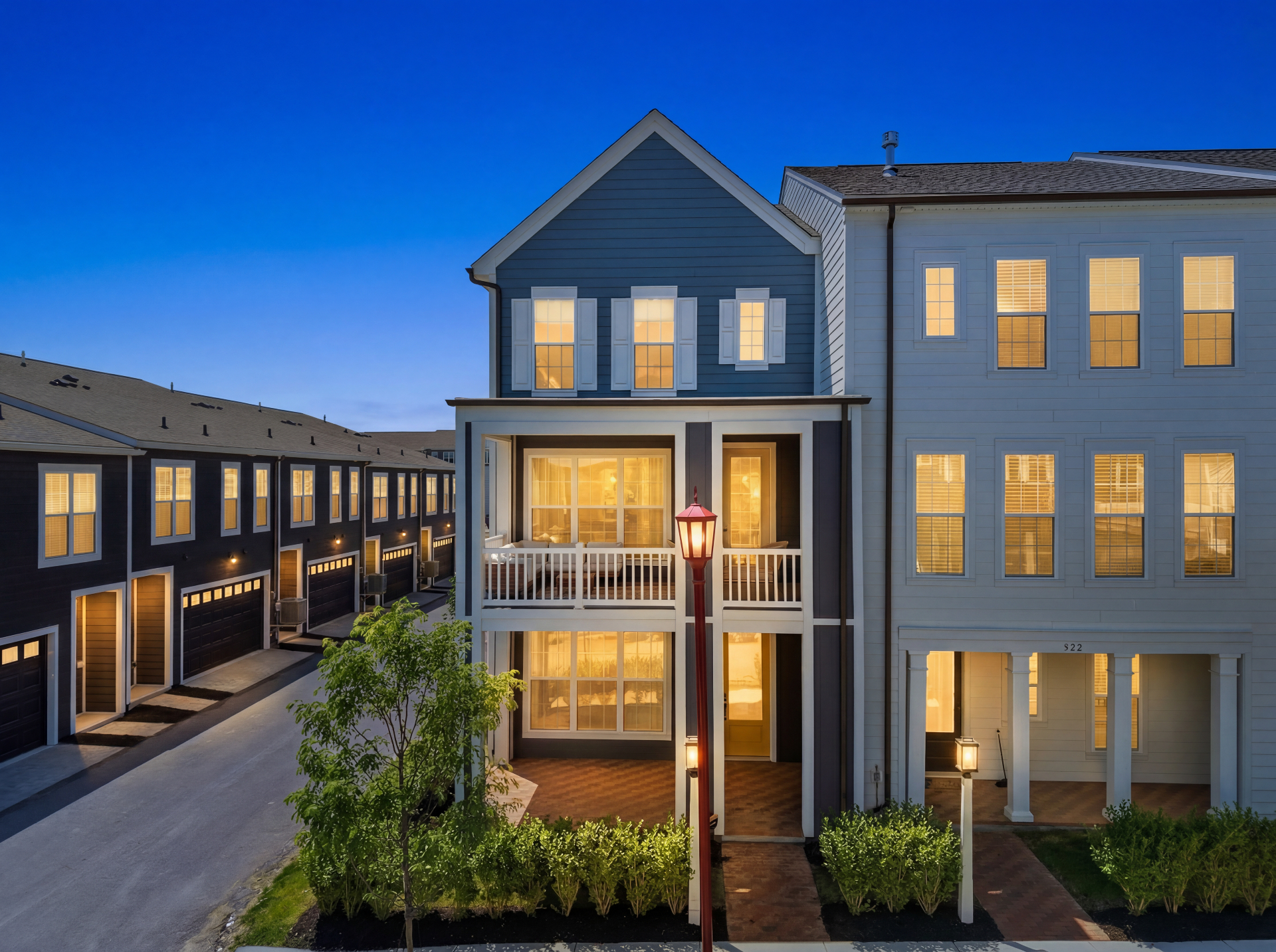 Townhome at Blue Hour